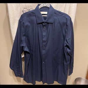Michael Kors Navy Blue Buttondown